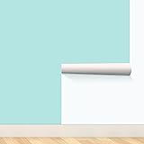 Amazon 貼ってはがせる 壁紙シール 無地 自宅 賃貸 リフォーム Diy 貼りやすい リメイクシート 壁紙 シール はがせる ウォールステッカー 防水 シート 大容量タイプ 45cm 10m エメラルドグリーン 壁紙