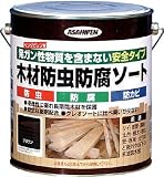 [4450523]アサヒペン　木材防虫防腐ソート２．５Ｌ　ブラウン 530912