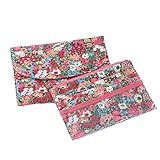 [リバティプリント] 母子手帳ケース(Thorpe) レッド
