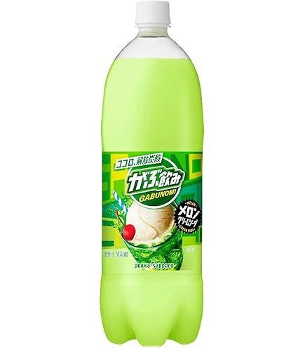 めろんそーだ Amazon.co.jp: ポッカサッポロ がぶ飲みメロンクリームソーダ 1.5L×8本