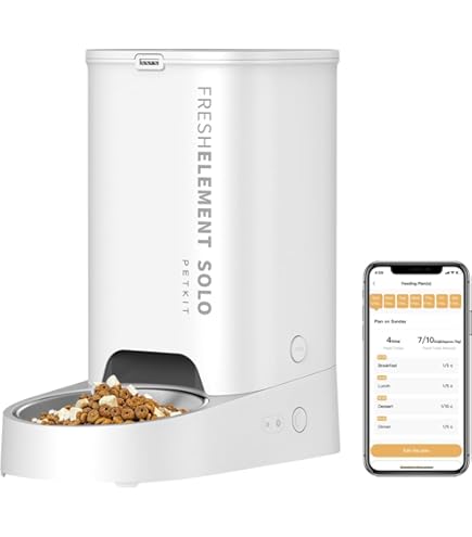 Amazon | 【PETKIT SOLO】自動給餌器 (カメラなし) タイマー式 スマホ