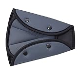 Rebias シートベルト調節パッド シートベルトパッド パッド シートベルト 車 カー用品 調節パッド （グレー） NS-SEATBC-GY