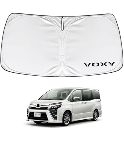 Amazon.co.jp: 車 フロントガラス用 サンシェード 145x85cm ヴォクシー