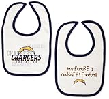 NFL San Diego Chargers 2つパックよだれかけセット乳児/幼児用Boys ' マルチカラー