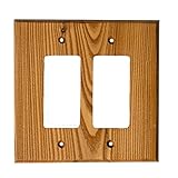 Sierra Lifestyles Traditional Switch Plate, 2 Rocker, Finished, Russian Olive by Sierra Lifestyles