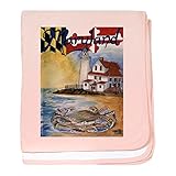 CafePress – 幼児毛布 – スーパーソフトベビー毛布、新生児おくるみ ピンク 04765119786832E
