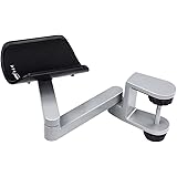 肘置き アームスタンド人間工学に基づいたアームレスト回転コンピューターアームレストサポートオフィスチェアアームパッドハンドリストレスト付きリストレスト360度回転可能（肘用アームレストパッド）