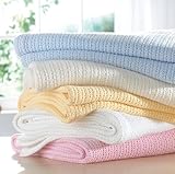 Izziwotnot Cellular Blanket, Cream, Cot/Cot Bed by Izziwotnot
