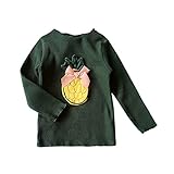 Tovadoo 子供服 ベビー服 女の子 トップス 秋冬 長袖 パイナップル柄 姉妹揃い 可愛い 部屋着 保育園 旅行 1-5歳