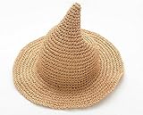 CXYP 2-5歳男女ベビー 　キッズ 子供 用春夏帽子 ストローハット 麦わら帽子 つば広 カワイイ　 ハット キャップ 太陽帽 日焼け止め 　アウトドアハット 　 52cm　全９色 (52cm, 