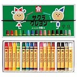 サクラクレパス クレヨン 太巻 16色