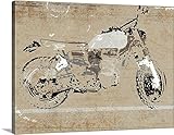 Peter Horjusプレミアムシックラップキャンバス壁アート印刷題名Vintage Motorcycle 2 24" x 18" 2184128_24_24x18_none