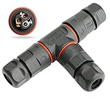 ジャンクションボックスコネクターMyCarbonジャンクションボックスコネクターIP 67防水アウトドア電気ボックス3 Wayプラスチック?ケーブル?コネクター?25 mmケーブル腺スリーブホーム、ガ