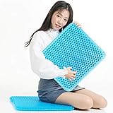 ゲルクッション 高反発 二重 クッション 2020最新版 座布団 ハニカム構造 通気性抜群 腰痛対策 体圧分散 姿勢矯正 痔防止 座り心地抜