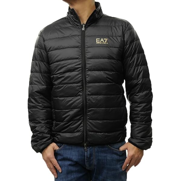 Emporio Armani Matt Line ブラックジャケット 美品□黒タグ EMPORIO ARMANI エンポリオアルマーニ MATT LINE フード