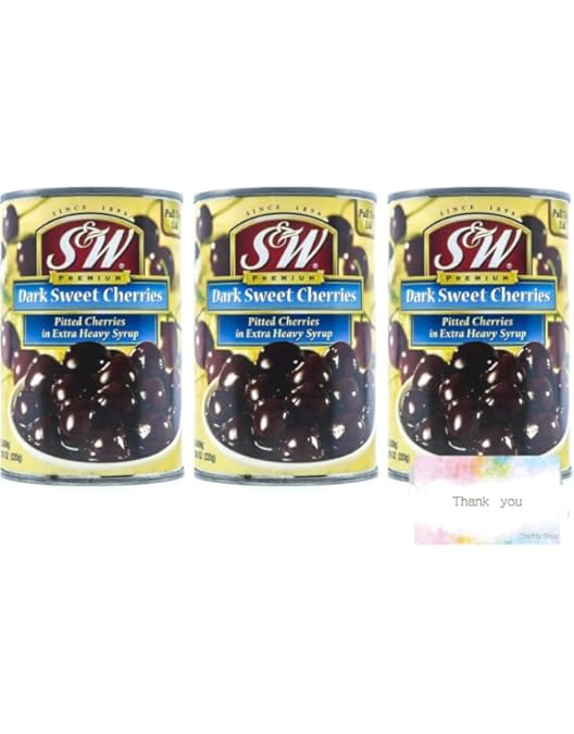 Amazon | S&W ダークスウィートチェリー 4号缶 (E.O) 439g | S & W