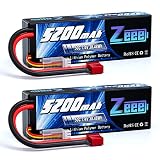 ゼエエ Zeee 7.4V 50C 2S 5200mAh Tプラグ付き 2パック リポバッテリー 大容量バッテリー RCカー用 ラジコン製品バッテリー 無人機用など