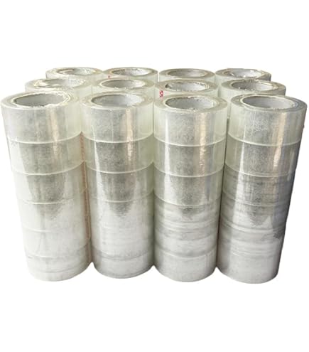 OPPテープ48個セット　透明クリア 150m 48個 厚み45μ 幅50mm Amazon | OPPテープ 透明 幅48mm×長さ100m×厚さ0.05mm 5巻セット (T