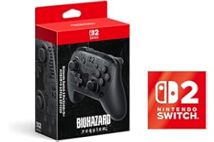 【任天堂純正品】Nintendo Switch 2 Proコントローラー バイオハザード レクイエム エディション 【Amazon.co.jp限定】特典 Nintendo Switch 2 ロゴデザインステッカー 同梱