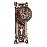 Adonai Hardware Eglaim Brass Door Knob with Plate