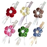 ベビー用ヘアバンド　お花柄 新生児 赤ちゃん 出産祝い 内祝い お宮参り 誕生日 100日記念 こどもの日 記念撮影 初節句に