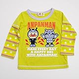 アンパンマン長袖Tシャツ バイキンマンTシャツ 90ｃｍ/95ｃｍ （FA3563) (90ｃｍ, カラシ)