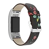 Fitbit Charge 2 バンド Fitbit charge 2 ベルト 経典の版 柔軟でスポーツ仕様 多色選択 Dewanxin (黒+赤)
