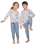 【あるこんたるこん】(TB) ルームウェア ブラウンフォックス ベビー キッズ ジュニア 女の子 男の子 長袖 シャツ パジャマ (130)