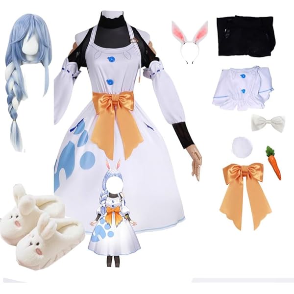 ペビピコ　シェリーメイ 用コスチューム　スイカセット Amazon.co.jp: [mvivm] 【スイカ コス 】兎田ぺこら マミー コスプレ