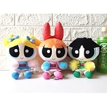 Amazon.co.jp: 台湾 CN パワーパフガールズ ぬいぐるみ 6インチ 3体 