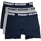 [トミーヒルフィガー] ボクサーパンツ 3枚セット メンズ 男性用 下着 前閉じ 09T3737 DARK_NAVY(410) S [並行輸入品]