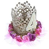 Perfk ベビーガール　王冠　レースの花　クラウン　ヘッドバンド　誕生日パーティー　全6ナンバー - ＃4