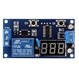 Lovoski スイッチ　リレーモジュール　LEDデジタル表示　DC 5V/12V　遅延　タイマ　制御　 - DC 5V