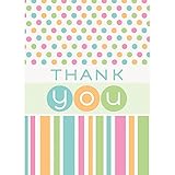 パステルBaby Shower Thank You Noteカード、8 ct