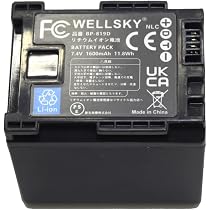 Amazon | WELLSKY BP-819 BP-819D BP-809 BP-808 互換バッテリー 端子
