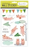 デコレ concombre まったりウォールステッカー PIG