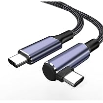 Amazon.co.jp: USB-C & USB-C ケーブル L字 2M PD対応 100W急速充電 超