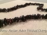 Baltic Amber Necklace for Adults Polished Cherry by Baltic Amber