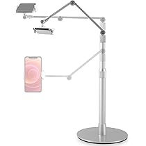 Amazon.co.jp: viozon タブレット スタンド アーム スマホ撮影スタンド