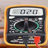 デジタルマルチメータ交流直流電圧計電流計オーム計チューブ830リットルMAデジタルマルチオフ、デジタルマルチメータ、デジタルマルチメータ、MA 830リットルデジタルマルチメーター、電圧計、電流計、M