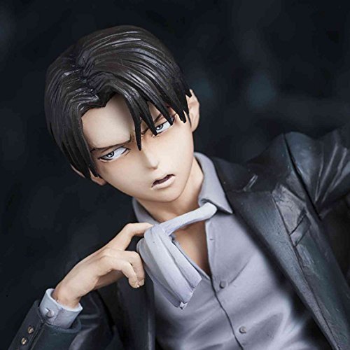 mensHdge technical statue No.3 Attack on Titan LEVI DX Figure