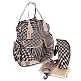 (ルダン)RUDAN マザーズバッグ 大容量 ショルダー リュック トート 3way ママバッグ (ブラウン)