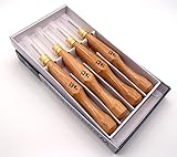 精密 彫刻刀 4本 セット 極細 木彫り 版画 細工 篆刻 (4本)