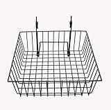 12 " x 12 "メタルGridwallバスケットフックW / – ブラック119073