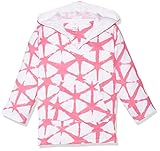 aden + anaisベビー男の子長袖ビーチパーカー、ベリーShibori Cubic カラー: ピンク