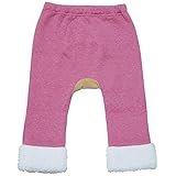 2017年 秋冬 アンパンマン ニットキルト 裾ボア ロング丈パンツ ANPANMAN ピンク◇95cm