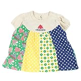 (ショコラ) chocola パッチワークチュニックTシャツ 95 淡ピンク