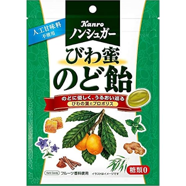 Amazon カンロ ノンシュガーびわ蜜のど飴 80g 6個 カンロ あめ キャンディ 通販