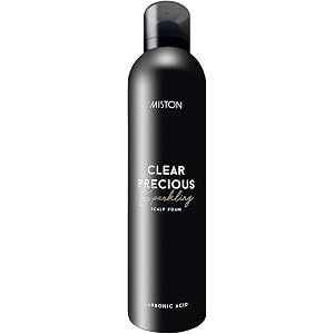 MISTON 炭酸シャンプー クリアプレシャス スカルプフォーム メンズ 大容量モデル 320g