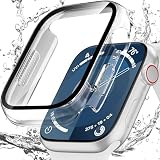 Kedoushi アップルウォッチ 防水 カバー 41mm 対応 Apple Watch Series 9 8 7 ケース 耐衝撃 こりよけの孔 全面保護 iWatch カバー(41 mm, クリア)